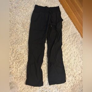Black Lululemon Mid Rise Dance Studio Pants